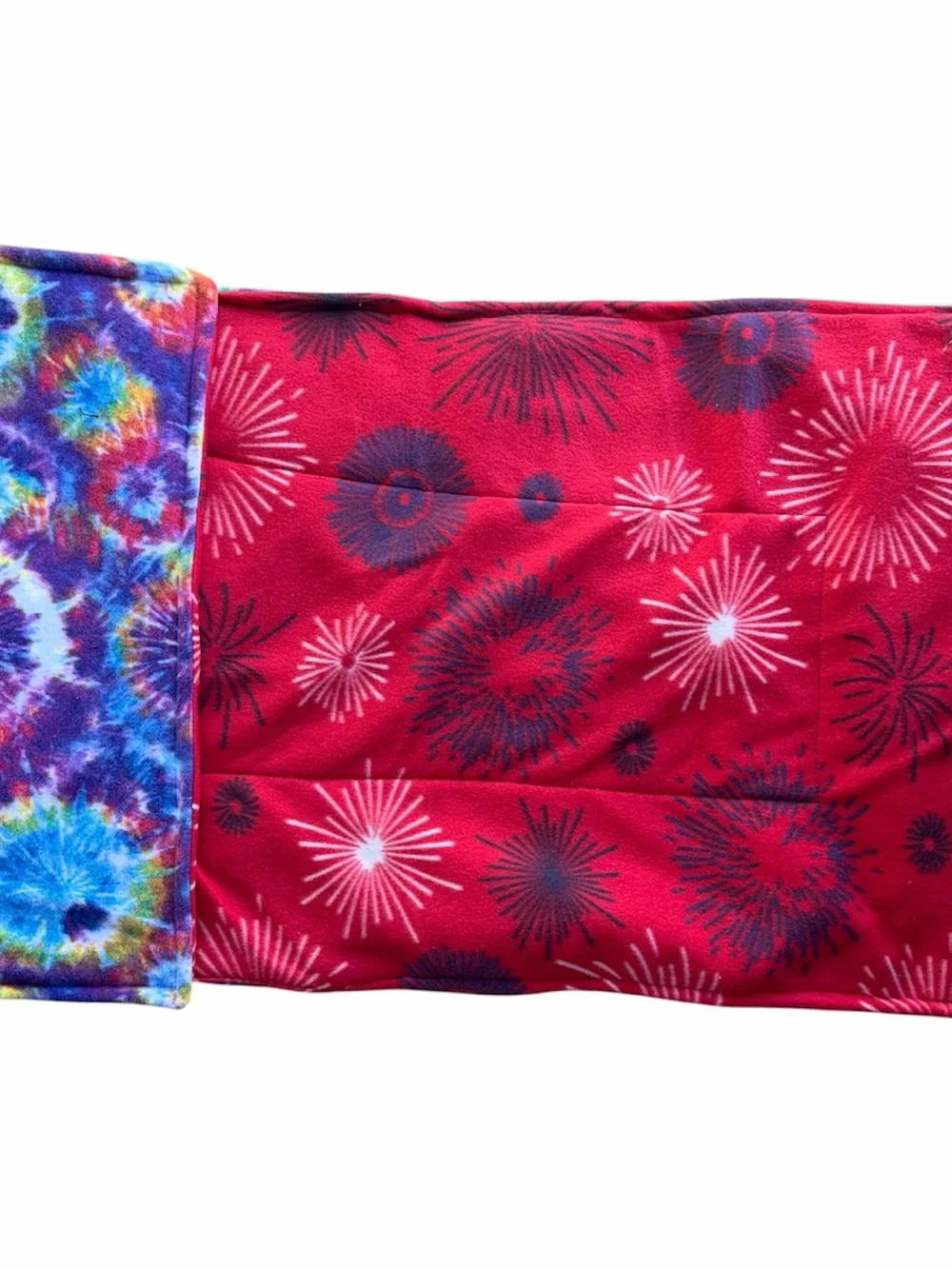 Guinea Pig Midwest Fleece Cage Liner 24”x 47” Reusable New Fireworks Tye Dye